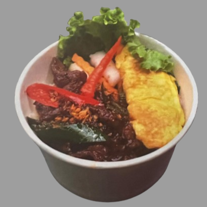 Ricebowl Nasi Putih Ayam Lada Hitam